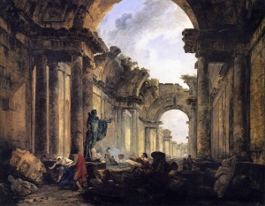 Figure 1. Hubert Robert Ruined Gallery Louvre 1796 (1)